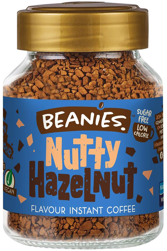 Nutty Hazelnut Flavoured Coffee 50g (Beanies Coffee)