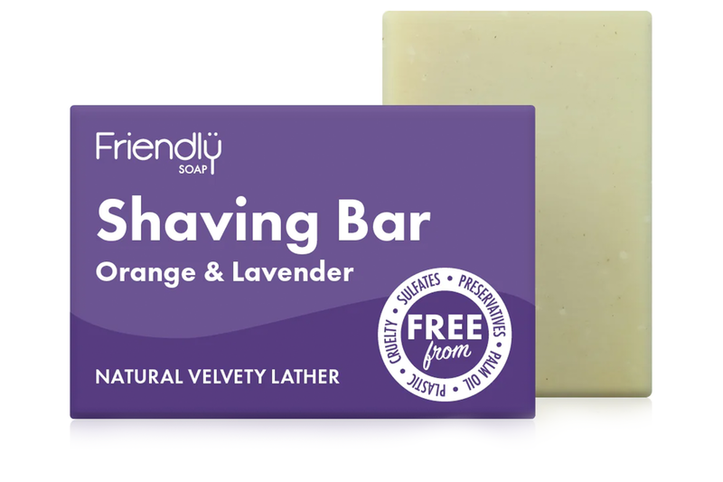 Orange & Lavender Shaving Soap 95g (Friendly Soap)