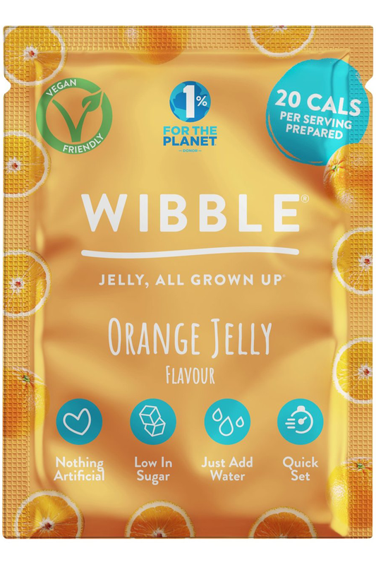 Orange Vegan Jelly Crystals 57g (Wibble)