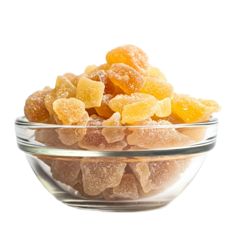 Organic Crystallised Ginger 20kg (Bulk)