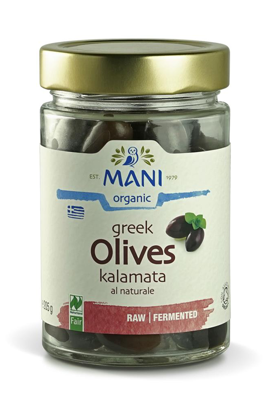 Organic Kalamata Olives 205g (Mani)