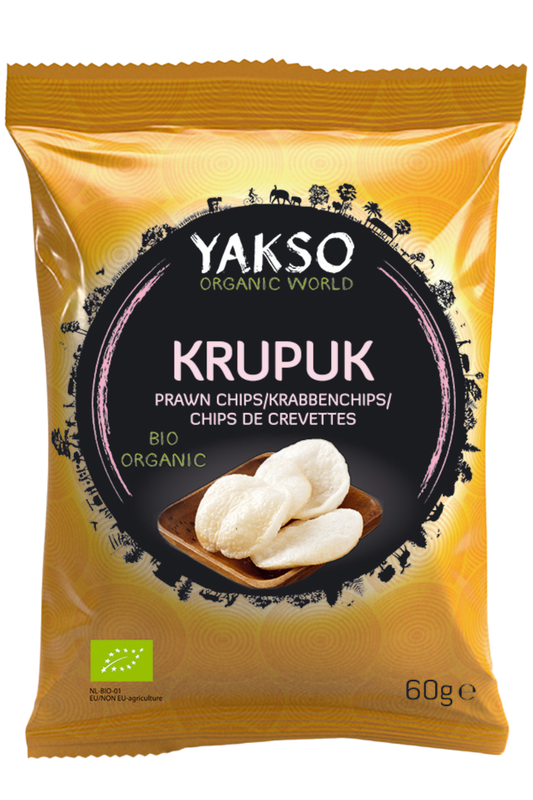 Organic Krupuk Prawn Crackers 60g (Yakso)