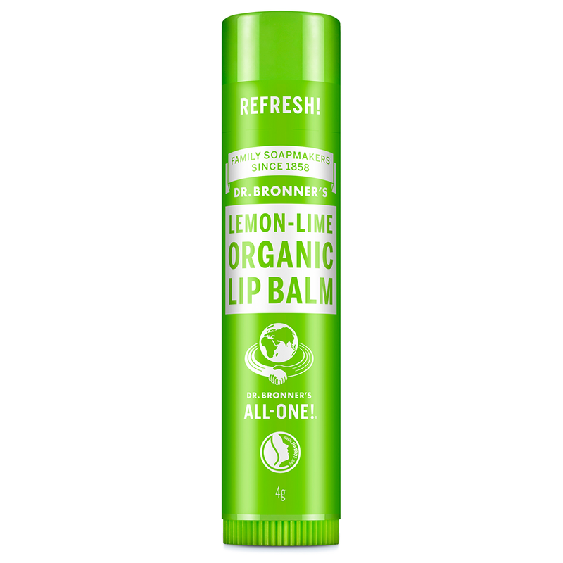 Organic Lemon Lime Lip Balm 4g (Dr. Bronner's)