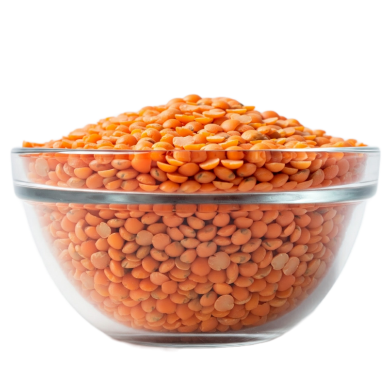 Organic Red Split Lentils 1kg (Sussex Wholefoods)