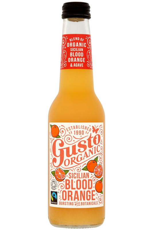 Organic Fairtrade Sparkling Sicilian Blood Orange 275ml (Gusto)