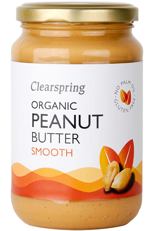 Organic Peanut Butter Smooth 350g (Clearspring)