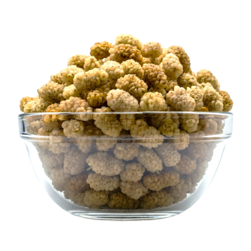 Organic White Mulberries 500g (Sussex Wholefoods)