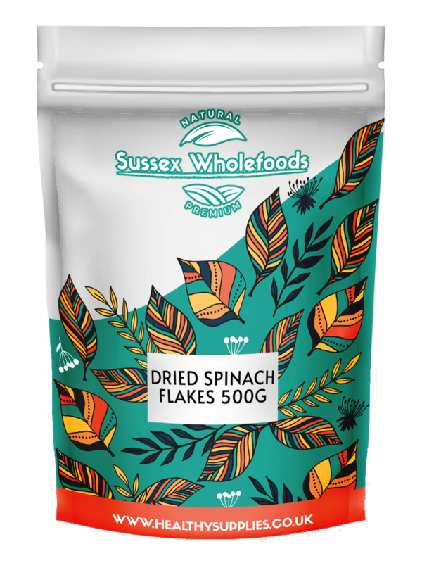 Dried Spinach Flakes 500g (Sussex Wholefoods)