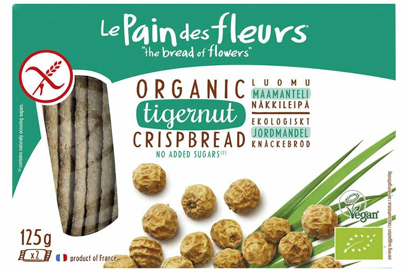 Gluten-Free Tigernut Crispbread 125g, Organic (Le Pain des Fleurs)