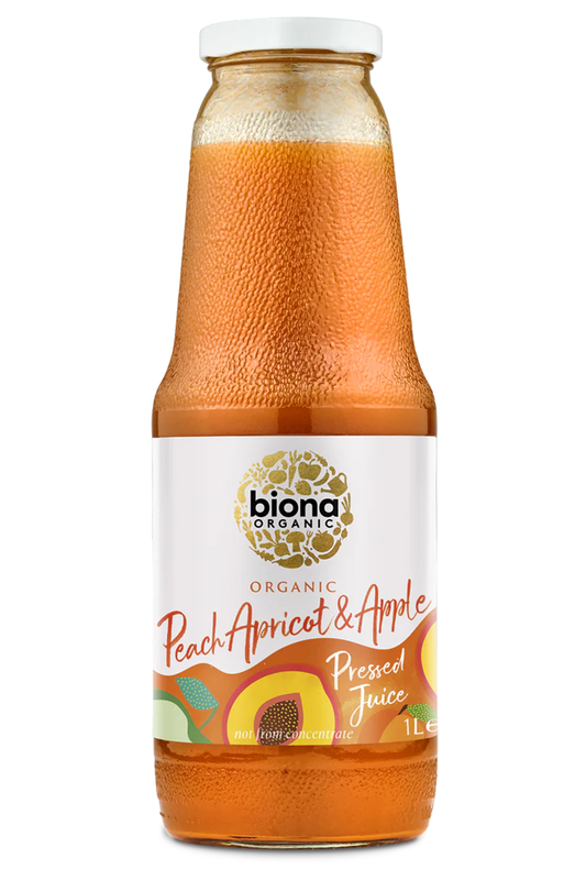 Organic Peach, Apricot & Apple Juice 1L (Biona)