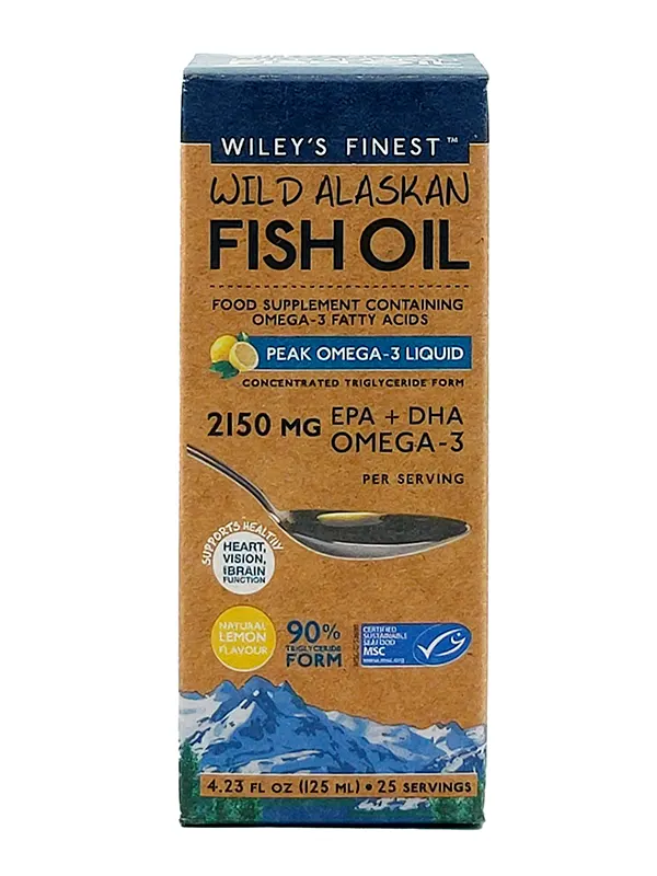 Peak Omega-3 Liquid 125ml (Wiley's Finest)