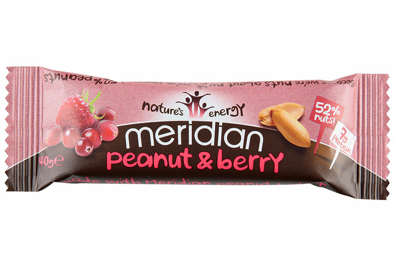 Peanut & Berry Bar 40g (Meridian)