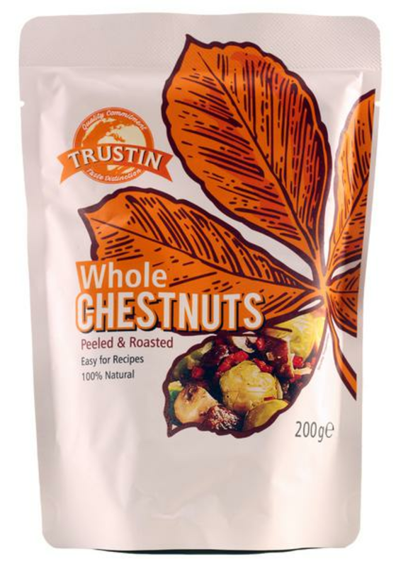 Peeled Roasted Chestnuts 200g (Trustin)