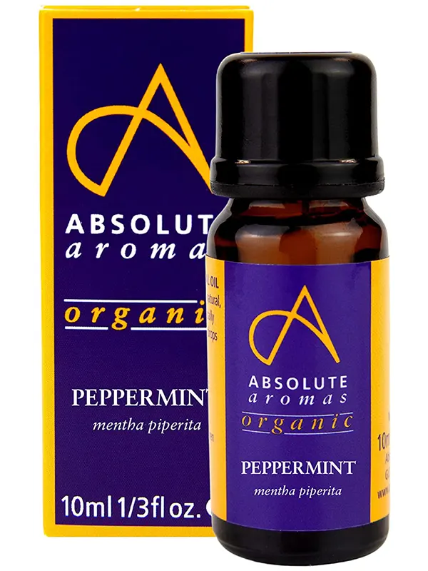 Organic Peppermint Oil 10ml (Absolute Aromas)