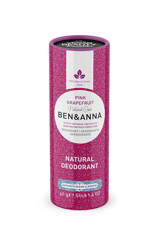 Organic Pink Grapefruit Deodorant 40g (Ben & Anna)