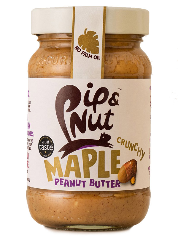 Crunchy Maple Peanut Butter 300g (Pip & Nut)