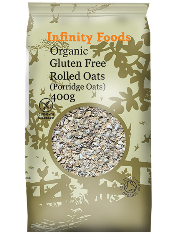 Organic Porridge Oats, Gluten Free, 500g (Infinity Foods)