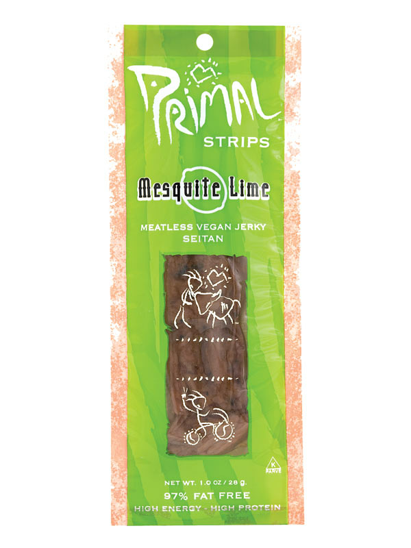 Vegan Mesquite Lime Jerky Strips 28g (Primal Spirit)