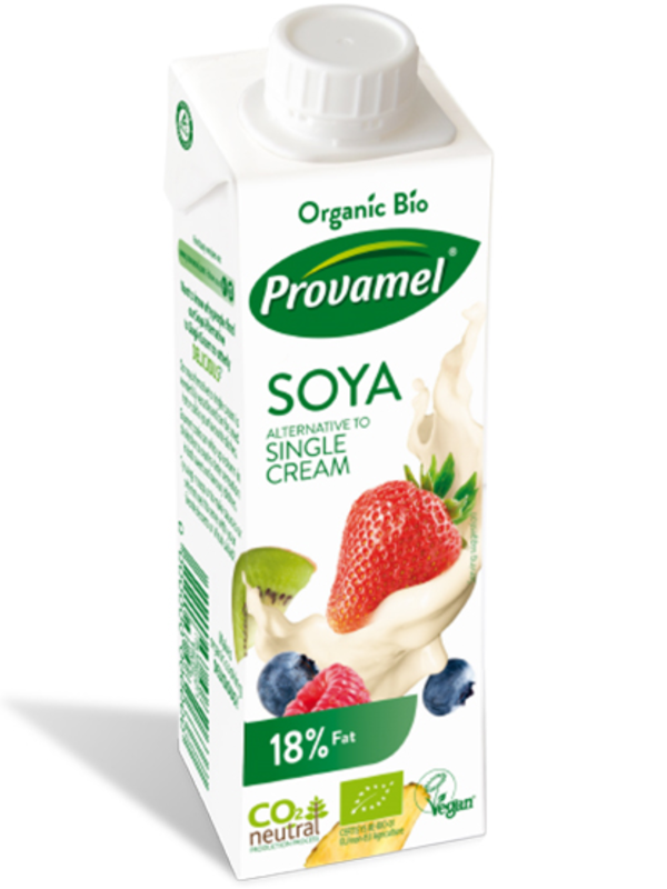 Soya Alternative to Single Dairy Cream 250ml (Provamel)