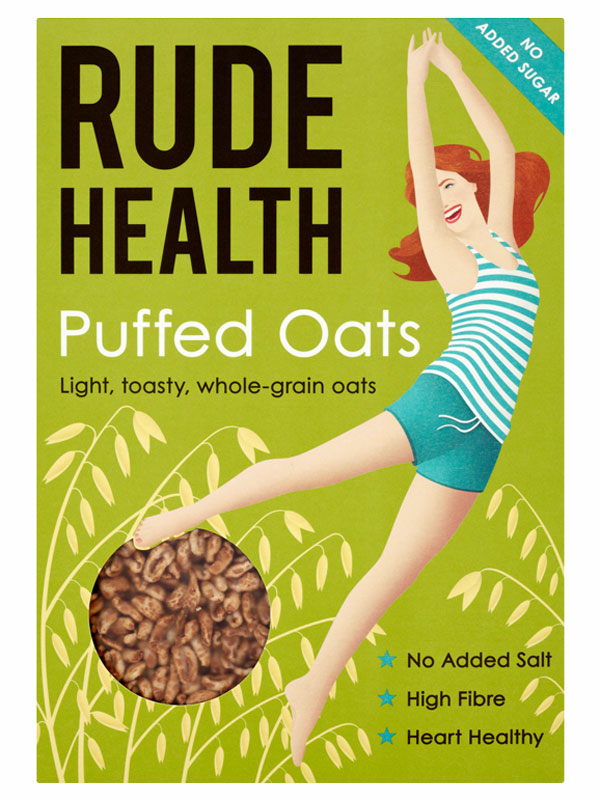 Oat Puffs - Puffed Oats 175g (Rude Health)