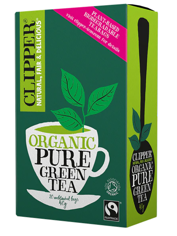 Organic Pure Green Tea 20 Bags (Clipper)