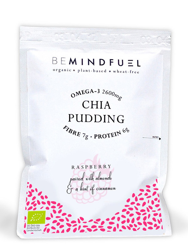 Raspberry Chia Pudding Mix 40g (BeMindFuel)