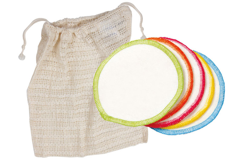 Reusable Facial Cotton Pads x 10 (La Droguerie)