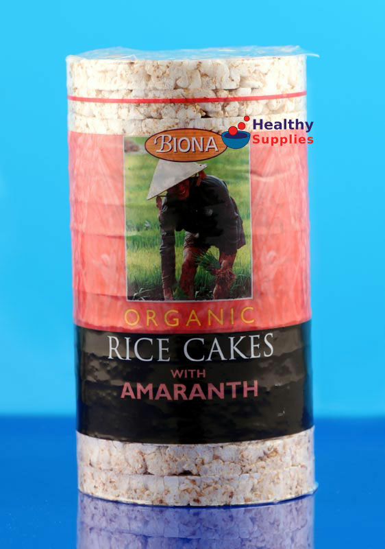 Organic Amaranth Rice Cakes 100g (Biona)