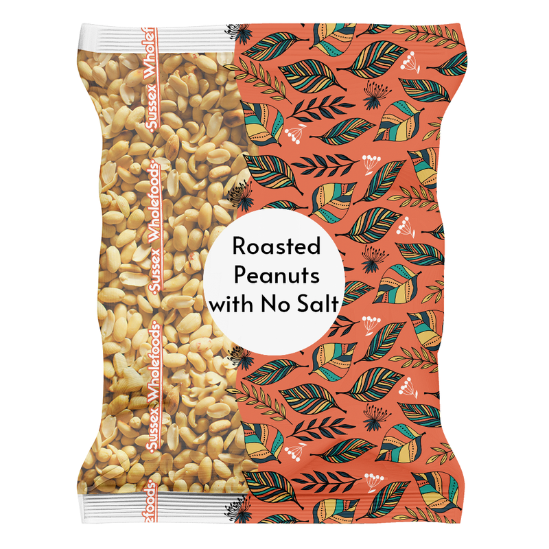 Roasted Peanuts With No Salt 1kg (Sussex Wholefoods)