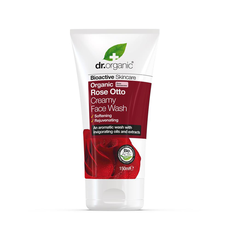 Organic Rose Otto Face Wash 150ml (Dr Organic)