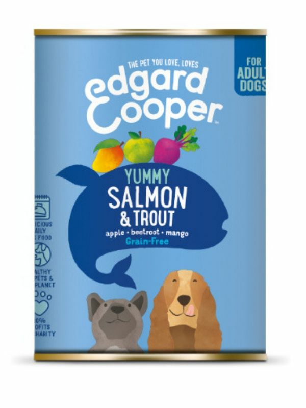 Salmon and Trout With Apple and Mango 400g (Edgard & Cooper)