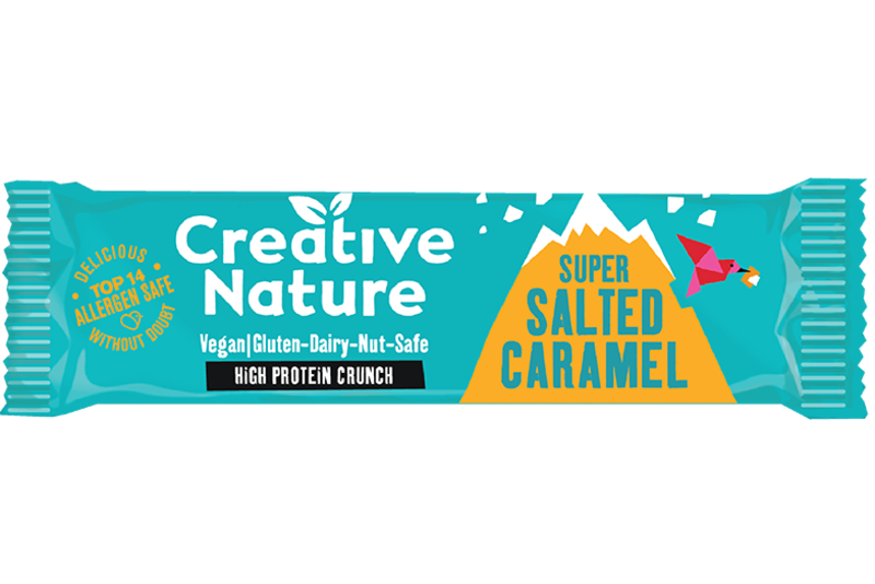 Salted Caramel Protein Crunch Bar 40g (Creative Nature)