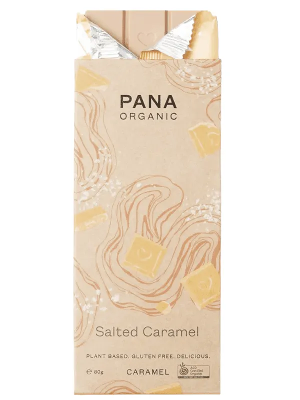 Organic Salted Caramel Bar 80g (Pana Chocolate)