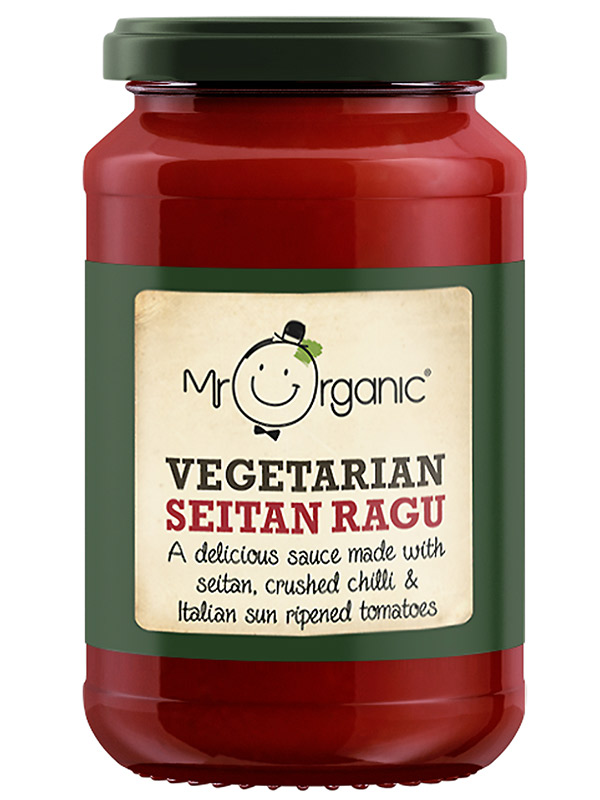 Seitan Ragu Pasta Sauce, Organic 350g (Mr Organic)