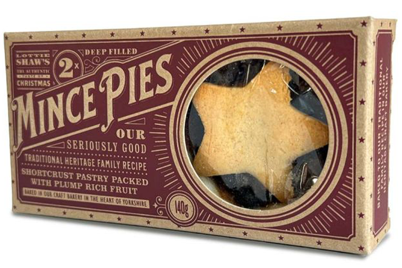 Traditional Mince Pies 140g (Lottie Shaw's)