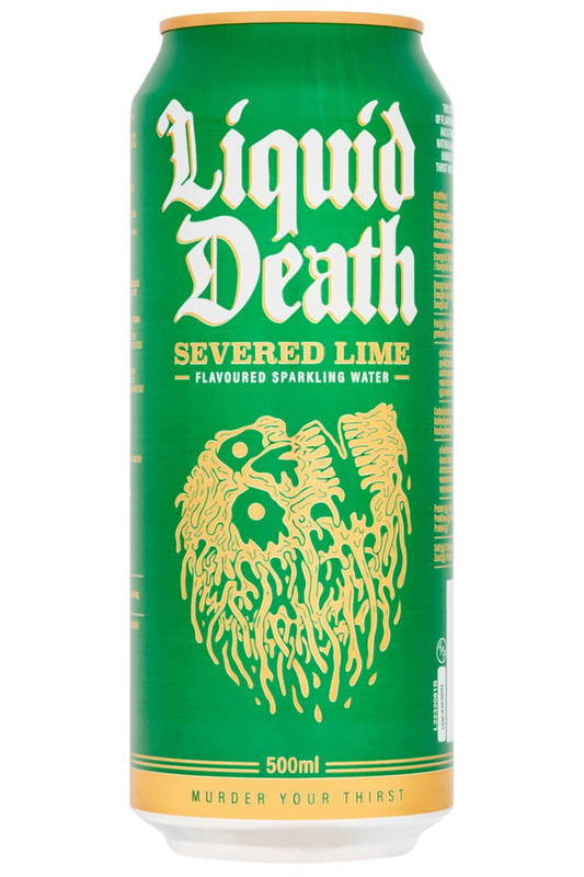 Severed Lime Sparkling Water 500ml (Liquid Death)