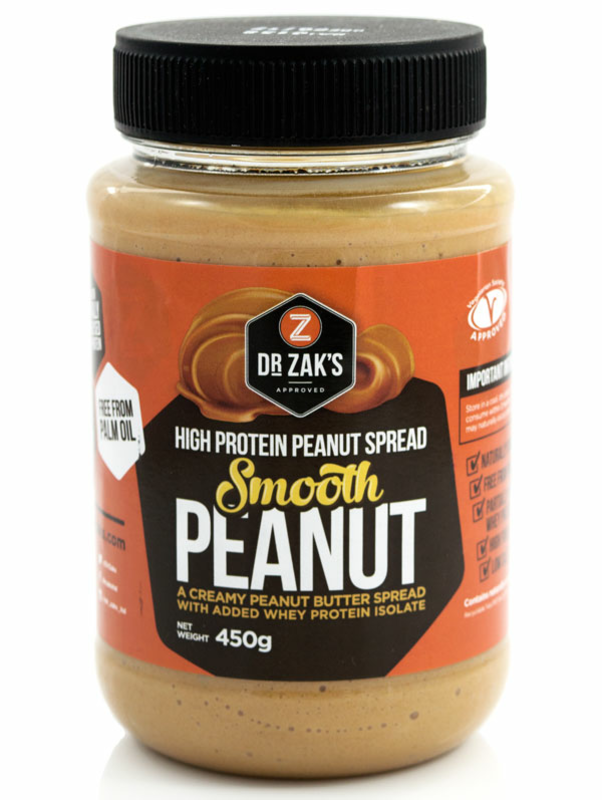 Smooth Protein Peanut Butter 450g (Dr Zak's)