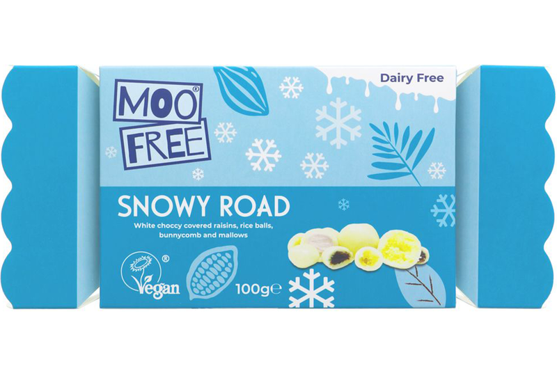 Snowy Road White Choc Balls 100g (Moo Free)