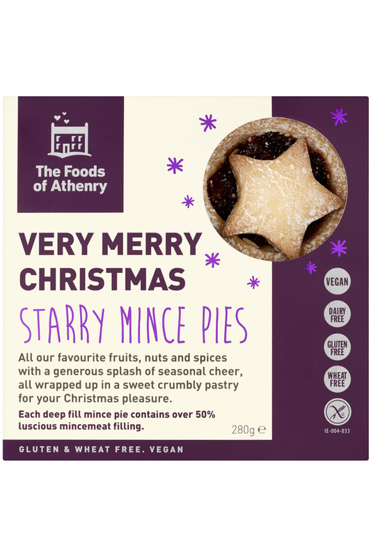 Gluten-Free Starry Mince Pies 280g (The Foods Of Athenry)