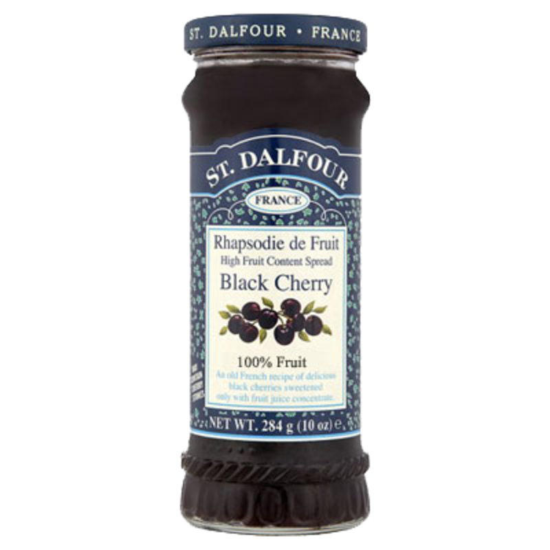 Black Cherry Fruit Spread 284g (St Dalfour)