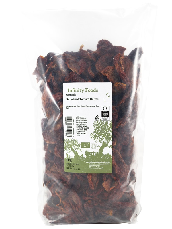 Sun-Dried Tomatoes 1kg, Organic (Infinity Foods)