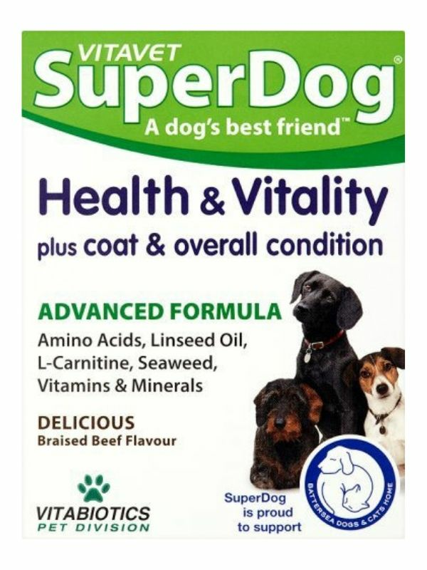 Superdog Health & Vitality Tablets 30 tablets (Vitavet)