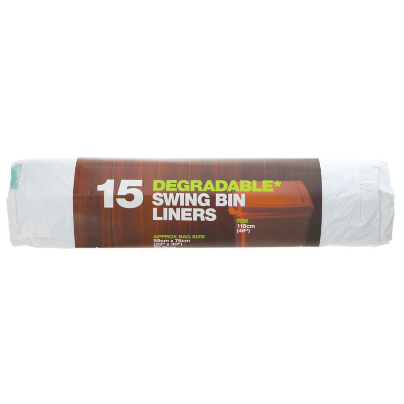 Swing Bin Liners 50L White (D2w)