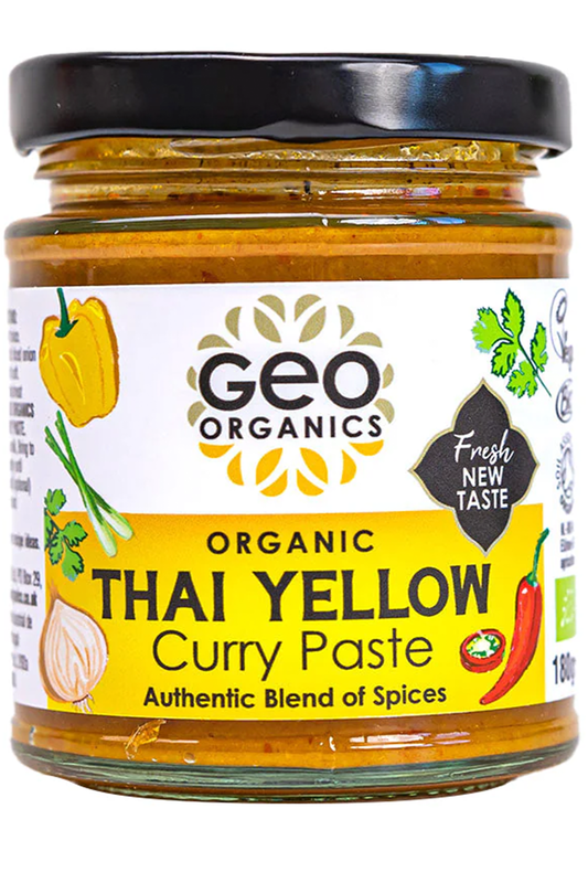 Organic Thai Yellow Curry Paste 180g (Geo Organics)