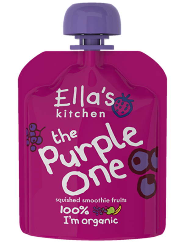 Stage 2 The Purple One Smoothie, Organic Single Pouch 90g (Ella's Kitchen)