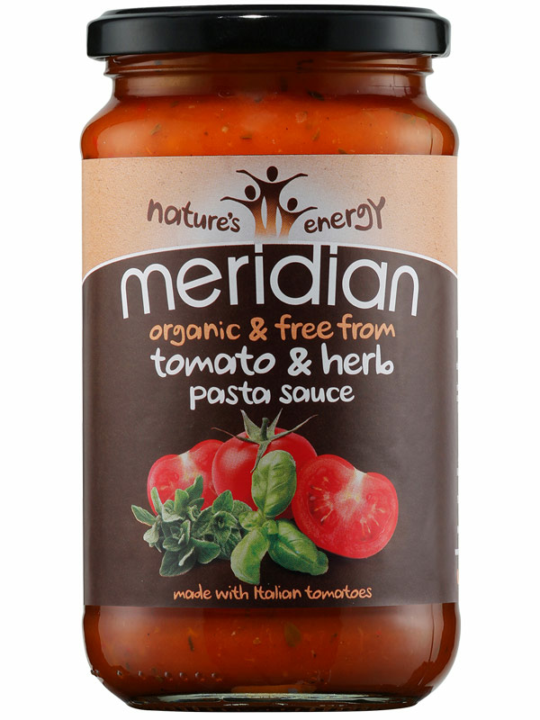 Tomato & Herb Pasta Sauce, Organic 440g (Meridian)