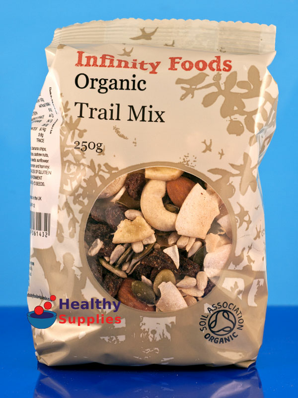 TRAIL MIX with Banana & Cashews 250g (Infinity Foods)