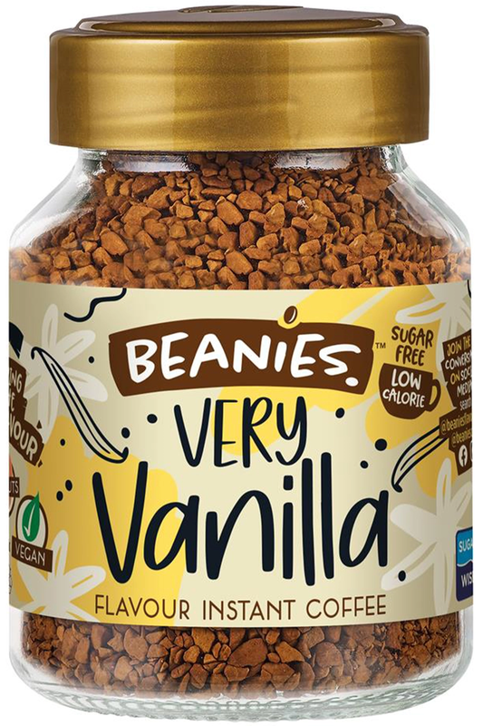 Very Vanilla Flavoured Coffee 50g (Beanies Coffee)