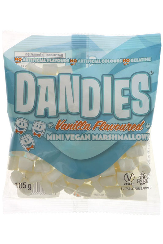 Mini Vegan Vanilla Marshmallows 105g (Dandies)