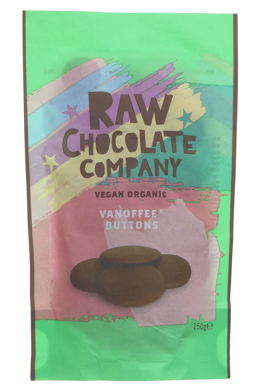 Organic Vanoffee Chocolate Buttons 150g (Raw Chocolate Co.)